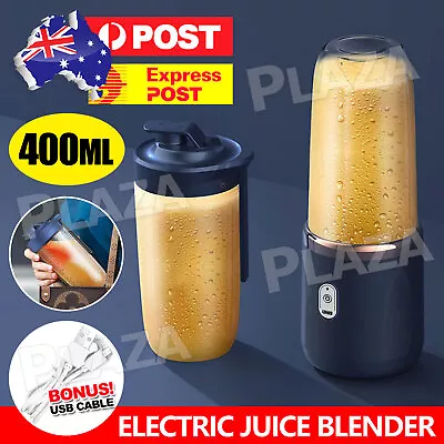 Portable USB Electric Fruit Juicer Blender Bottle Juice Shaker Smoothie Maker OZ • $16.95