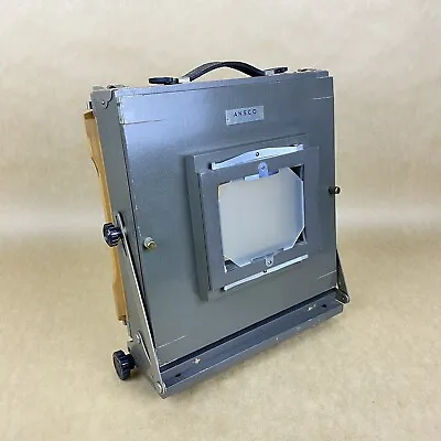 £543.24 • Buy Ansco Grey Wooden Camera 8x10 No Bellows - BODY ONLY - VINTAGE