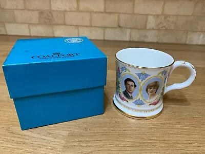 Coalport Commemorative Charles And Diana 1981 Wedding Mug/Cup Boxed • £10