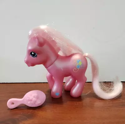 My Little Pony G3 Pinkie Pie 2006 Earth Pony Smooth Pink Hair Brush • $14.99