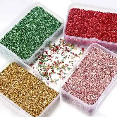 Crushed Glass Stones Resin Filling For DIY Epoxy Resin Mold Irregular Crystal • $9.99