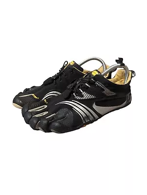 Vibram FiveFingers Komodo Sport Grey Black Yellow Shoes Size 43 Men's EVO M3781 • $35.96