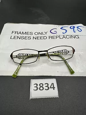 Morel Koali 6553K Eyeglasses Rectangular Green Full Rim Frames 48-16 Mj335 • $39.60