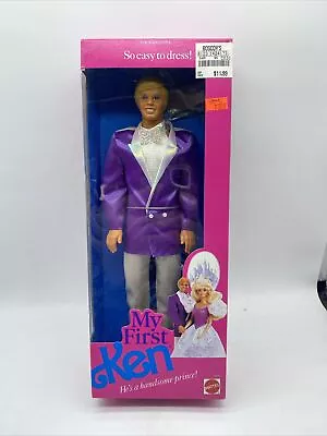 My First Ken Easy To Dress 1989 NIB Purple Tux 9940 Mattel NRFB • $32.99