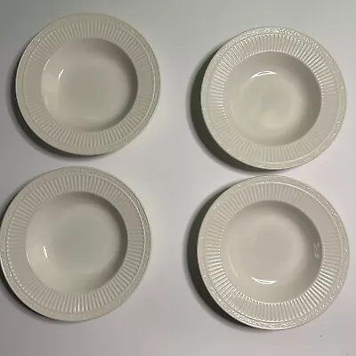 Mikasa Italian Countryside DD900 Set Of 4 White Rimmed Soup Bowls 9 1/4  • $24.99