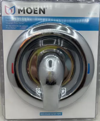 MOEN Chateau Lever Posi-Temp 1-Handle Shower Valve Trim Kit In Chrome • $27.49