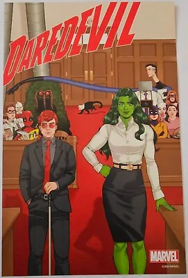 Marvel Unlimited Exclusive Daredevil/She-Hulk Lithograph - DAREDEVIL REBORN • $18