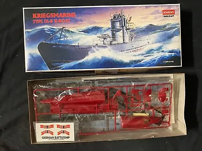 Type IX-B U-Boat Submarine Academy Minicraft Model Kit 1442 • $25.50