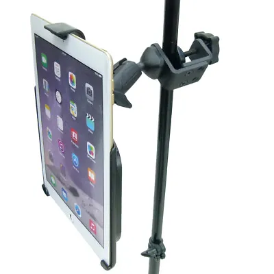 Extended Music  Microphone Stand Tablet Clamp Mount Holder For IPad 3rd Gen • £47.99