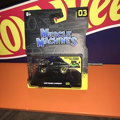 2023 Muscle Machines 1966 Dodge Charger Chase  • $15.95