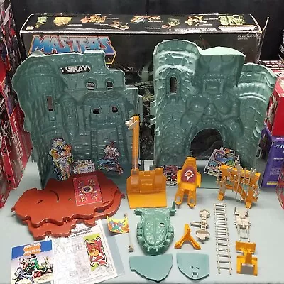 Vintage MOTU Castle Grayskull AUSTRALIA VARIANT Complete  Box Instructions Comic • $600