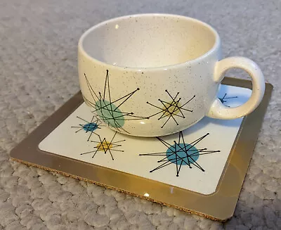 Franciscan Starburst Mid Century Atomic Retro Design Coasters • $24.95