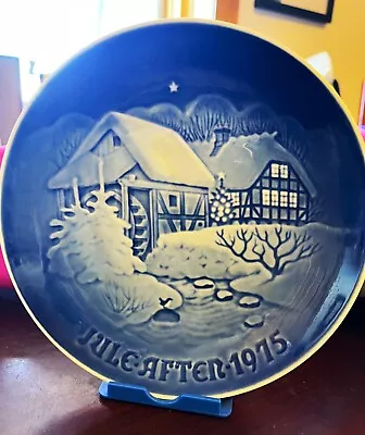 Royal Copenhagen B&G Christmas At The Old Water Mill Plate Jule Aften 1975 Jul V • $9.99