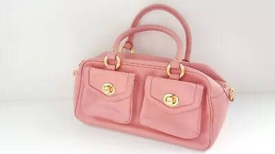 Designer Jasper Conran Pink Handbag Leather Pockets See Other Items • £10