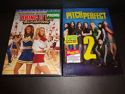 BRING IT ON-ALL OR NOTHING & PITCH PERFECT 2-Two Movies-HAYDEN PANETTIERE--DVD • $16.99