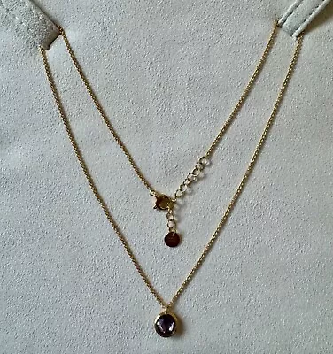 Marco Bicego 18K Gold Amethyst Pendant Necklace • $395