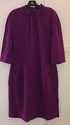 Z Spoke Zac Posen Women's Dress Mock Neck Purple Size Large  New • $55