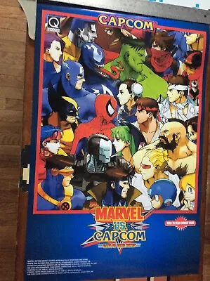Marvel Vs Capcom Poster 24 X 36 • $25