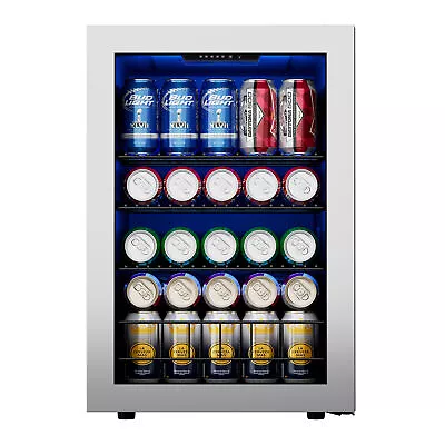 Ca'Lefort Beverage Cooler Refrigerator 80 Cans Capacity Mini Fridge Mini Bar • $287.99