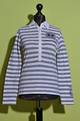 La Martina Women's Long Sleeve Striped Polo Shirt SIze M • $27.99