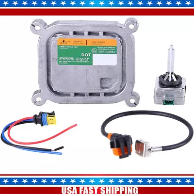 HID Xenon Ballast & D3S Bulb Kit Control Unit Computer For 2010-19 Ford Mustang • $32.49