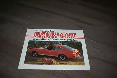 1978 Mercury Capri Rally Cat Package Brochure • $5