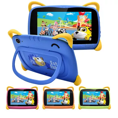 Kids Tablet 7in Tablet For Kids 64GB Android 10 WiFi YouTube Netflix Google Play • $41.99