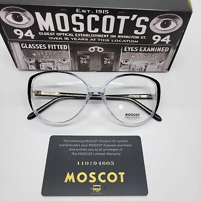 New Unworn Authentic Moscot Freyda  Clear  Size 55x15 • $169