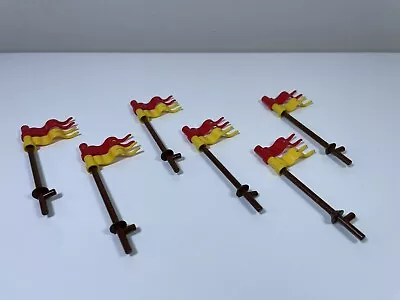 LEGO Bulk Lot Vintage Brown Lances And Flags Classic Castle • $10.95