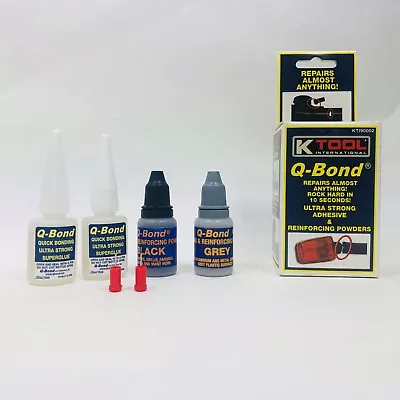 Kti90002 Q-bond Plastic Repair Ultra-strong Adhesive Reinforcing Powder Qb-2kit  • $20.60