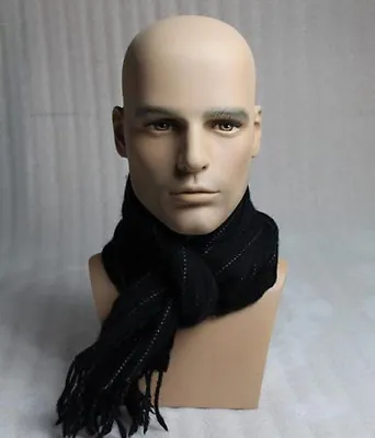 $100.73 • Buy Fashion Design Realistic Male Mannequin Head For Wig And Sunglasses Display