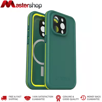 Otterbox (Lifeproof) FRE Waterproof Case & MagSafe IPhone 15 Pro 6.1 - Green • $119