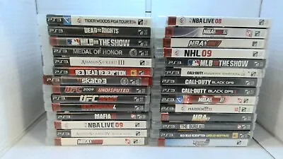 Pre-Owned PlayStation 3 PS3 Game - Tested Working (Pick & Choose) LOT #7 • $7.12