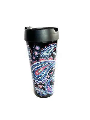 Vera Bradley Tea / Coffee Travel Cup Mug With Lid • $9