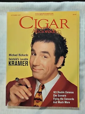 $12.50 • Buy Cigar Aficionado - Michael Richards - October 1997 - Very Good Condition
