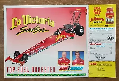 DARRELL GWYNN MIKE DUNN La Victoria Salsa Racing NHRA 8.5X13 Promo Photo Card • $4.95