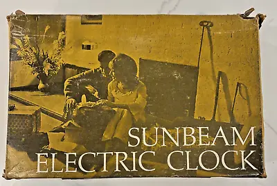Vintage Sunbeam Small Grandfather Electric Clock • $59.84