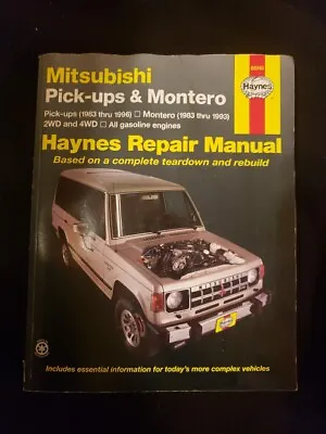 Haynes Mitsubishi Pick Ups & Montero 1983-1996 Automotive Repair Manual 68040 • $18.95