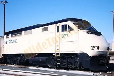Vtg 2010 Train Slide 877 Metrolink Engine San Bernardino CA X3C011 • $7.50