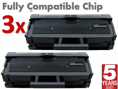 3x MLT-D111S Toner Cartridge For Samsung SL-M2020 SL-M2020W SL-M2070 SL-M2070FW • $49.82