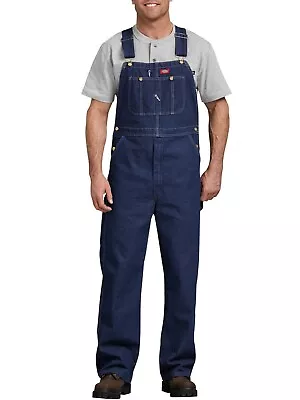 Dickies Duck Bib Overalls 48x30 Denim Jean NWT Triple Stitched • $39.95