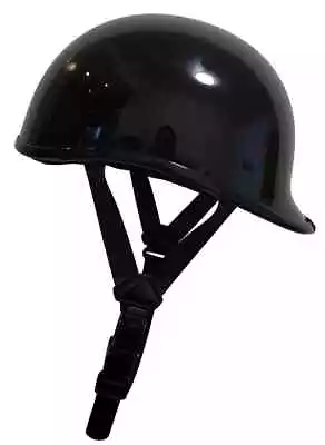 Crazy Al's Smallest Lightest DOT Beanie Helmet GLOSS Black Switchback! • $119.99