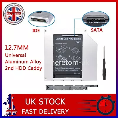 £9.99 • Buy 2nd SATA To IDE Hard Drive HDD Caddy For Panasonic Toughbook CF-28 CF-29