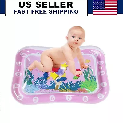 $11.99 • Buy Inflatable Baby Water Mat Play For Kids Children For  Babies Development Toys