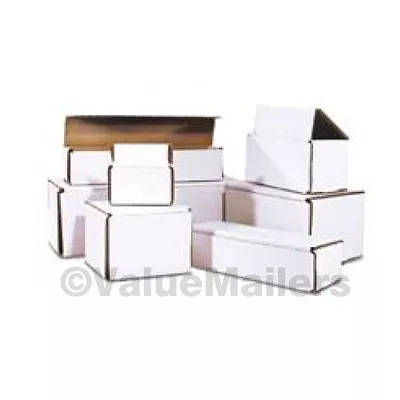 200 -  6x4x3 White Corrugated Shipping Mailer Packing Box Boxes 6 X 4 X 3 • $78.95
