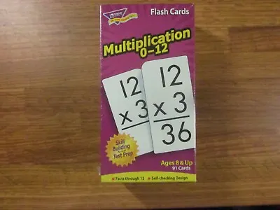 Trend Enterprises Inc. Multiplication Flash Cards 0-12   91 Cards Total • $7.99