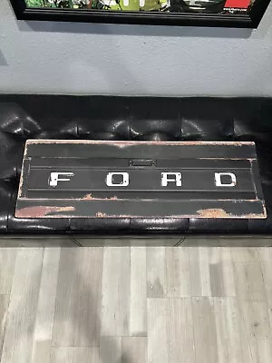 Ford Sign Metal Tailgate Vintage Style Wall Decor Parts Gas Oil Car Truck Bar • $50