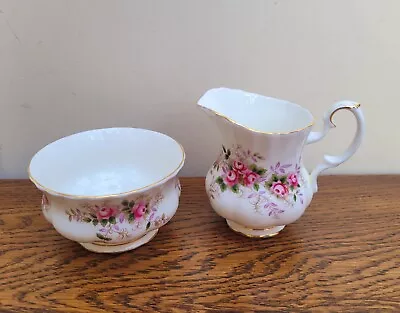 Royal Albert Lavender Rose Tea Dinner China Teapot Butter Plates Trio Coffee • £12