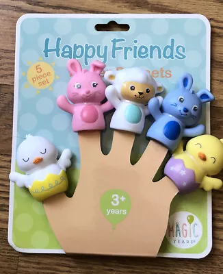 Magic Years Happy Friends Finger Puppets - 5 Piece Set  • $4.13