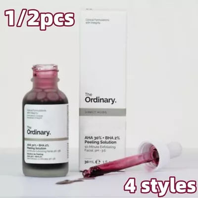 2/1X THE ORDINARY AHA 30%+BHA 2% Peeling Solution 30ml-Clears Blemishes & Pores • $25.88